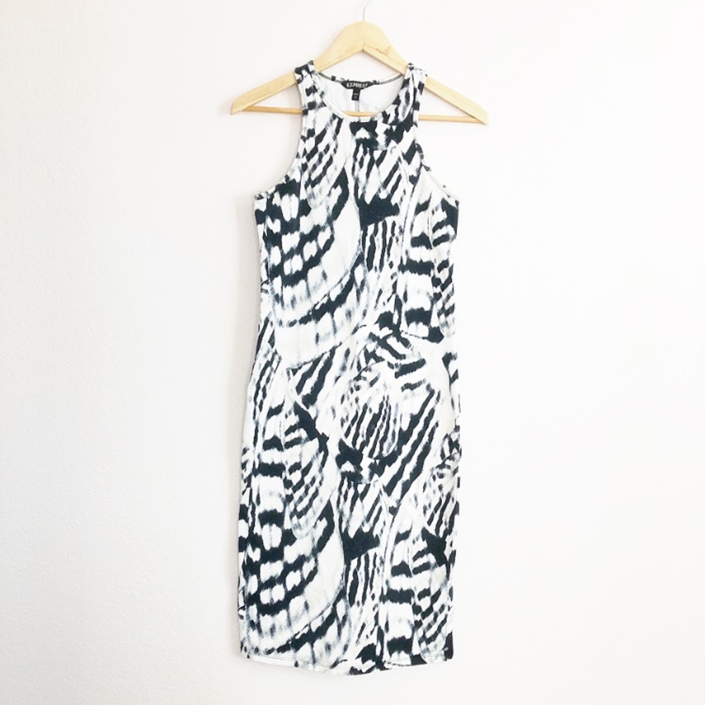 Express Abstract Pattern Bodycon Dress - Picture 4 of 5